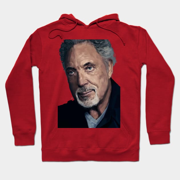 Sir Tom Jones Hoodie by drawingsbymegsart